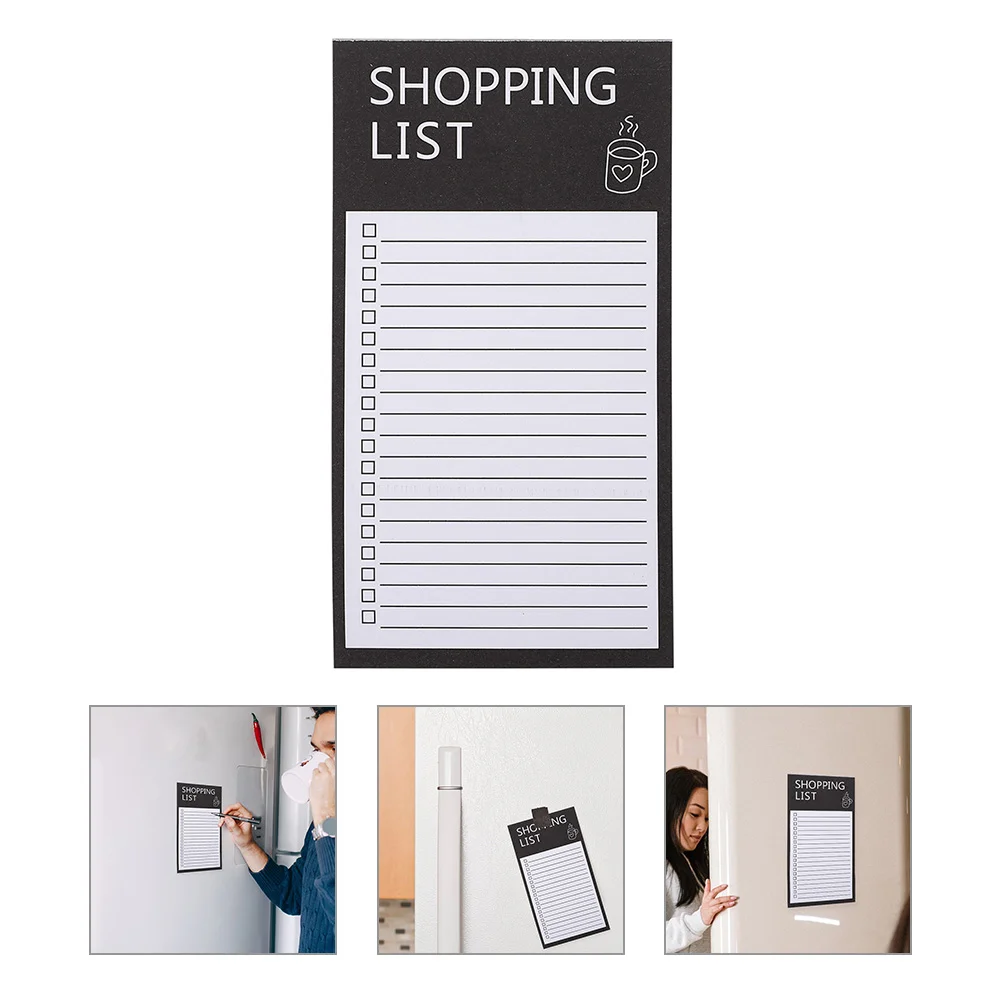 

Memo Pad Fridge Magnetic Grocery List Pad For Fridge To-Do-List Notepad Fridge Magnetic Backing Note Pad