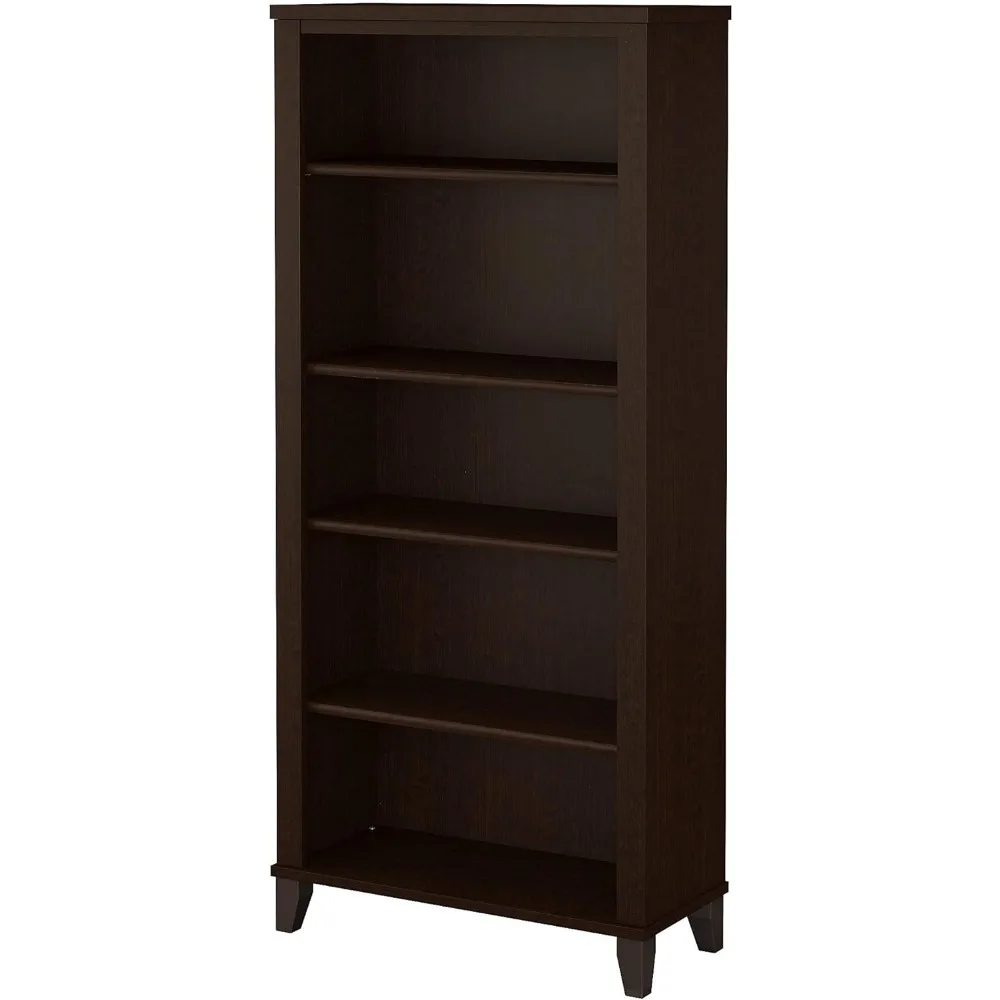 Somerset Tall 5 Shelf Bookcase | Large Open Bookshelf | Display Cabinet for Library, Living Room, and Home Office
Somerset Tall 5 Shelf Bookcase | Large Open Bookshelf | Display Cabinet for Library, Living Room, and Home Office