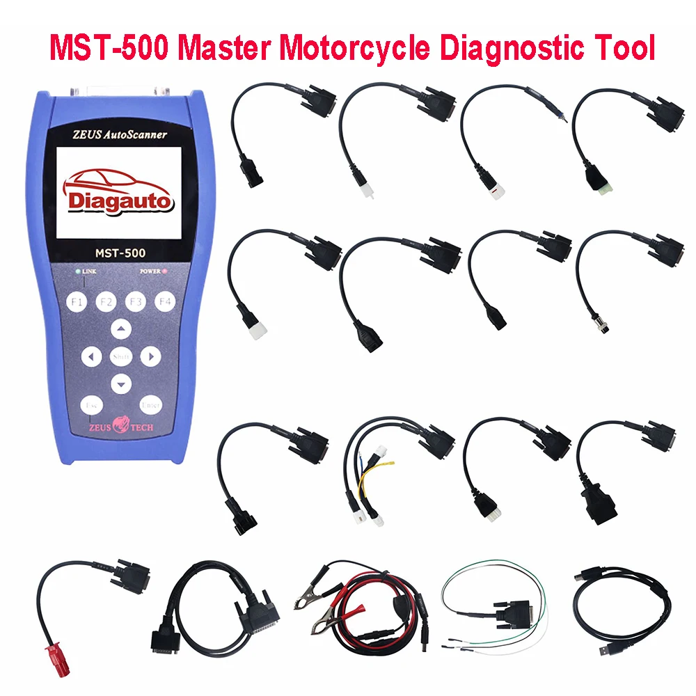 

MST-500 Master Motorcycle Diagnostic Tool Handheld Read Clear Fault Code Support Most Moto Brands OBD2 Scanner MST 500 VS GS911