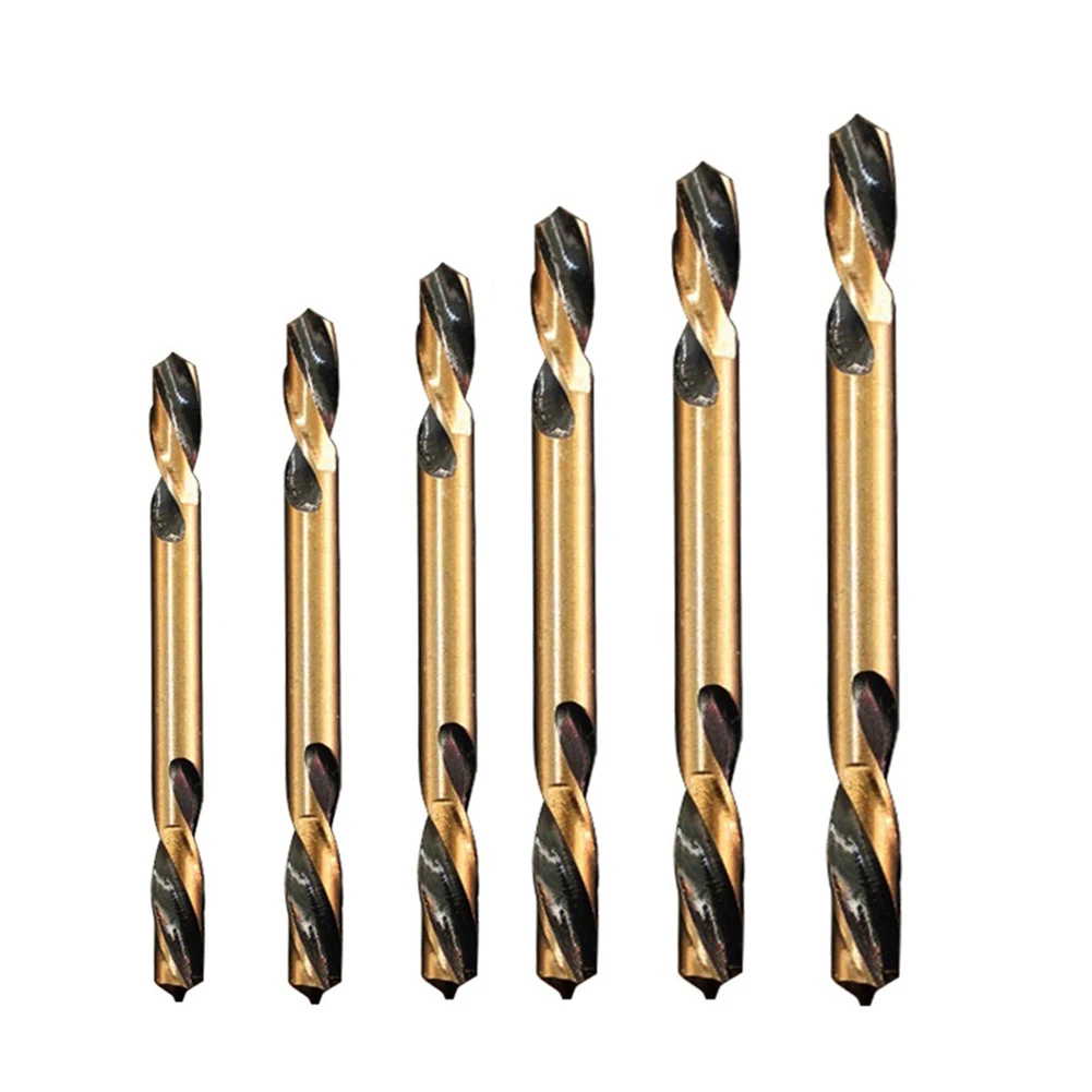 6PCS Auger Drill Bits HSS Double-Headed With Cobalt Ultrahard Iron Drill Bits For Metal Stainless Steel Wood Drilling 3-6mm
6PCS Auger Drill Bits HSS Double-Headed With Cobalt Ultrahard Iron Drill Bits For Metal Stainless Steel Wood Drilling 3-6mm