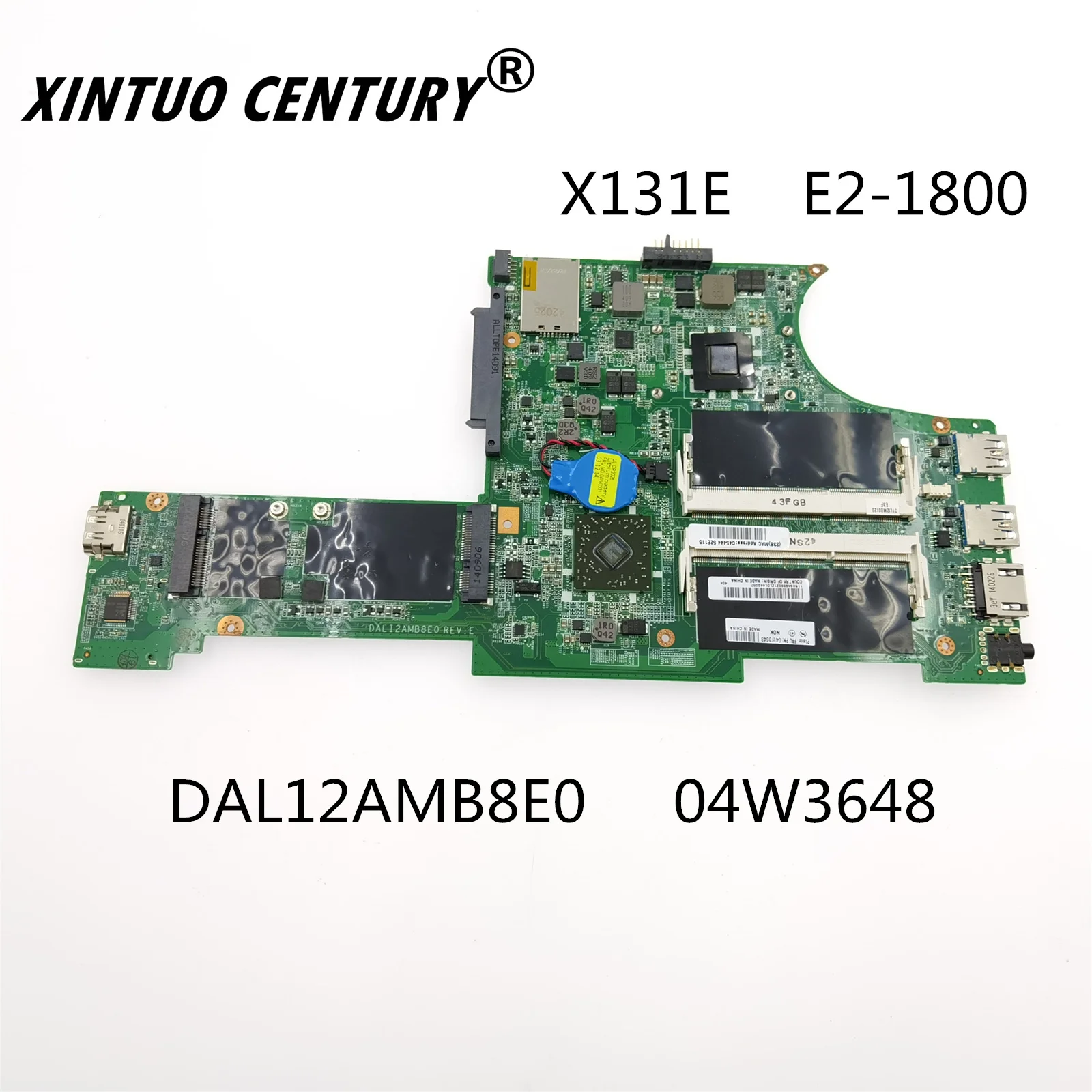 DALI2AMB8E0 04W3648 для Lenovo Thinkpad X131E материнская плата для ноутбука CPU:E2-1800 AMD FRU 100% ТЕСТ ОК
DALI2AMB8E0 04W3648 для Lenovo Thinkpad X131E материнская плата для ноутбука CPU:E2-1800 AMD FRU 100% ТЕСТ ОК
