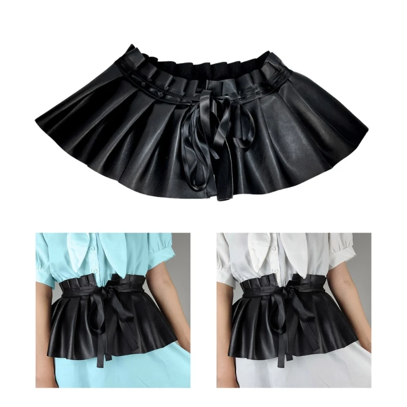 Womens Lace-up Corset Elastic Waist Belt, Tied Waspie Wide Belt for Womens Halloween Costume Wide Corset Belts
Womens Lace-up Corset Elastic Waist Belt, Tied Waspie Wide Belt for Womens Halloween Costume Wide Corset Belts