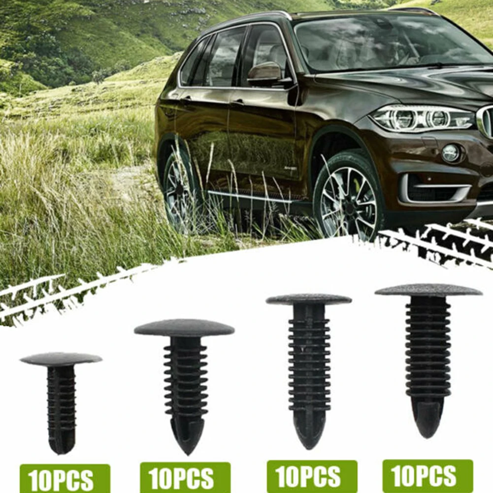 40pcs Car Trunk Roof Trim Panel Fastener Clip Universal Mix Black Plastic Rivet 5/6/7/8mm Universal Car Trim Panel Retainer Vehi
40pcs Car Trunk Roof Trim Panel Fastener Clip Universal Mix Black Plastic Rivet 5/6/7/8mm Universal Car Trim Panel Retainer Vehi