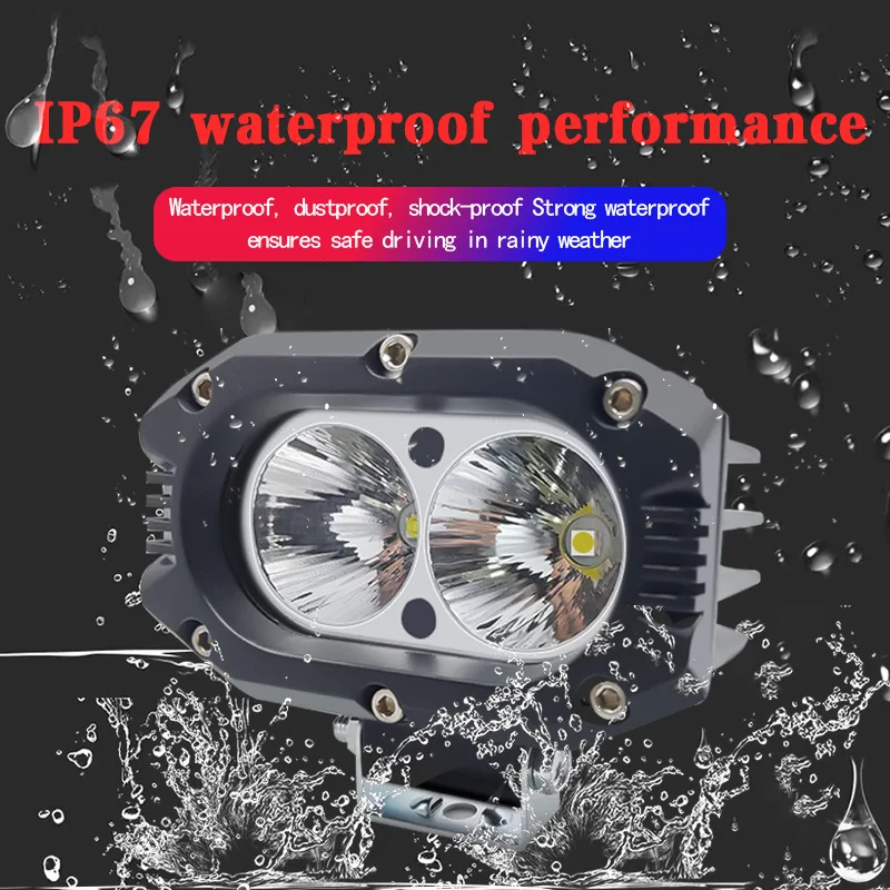 Motorcycle LED Headlights - Fast Heat Dissipation - Complete Installation Kit Included
Motorcycle LED Headlights - Fast Heat Dissipation - Complete Installation Kit Included