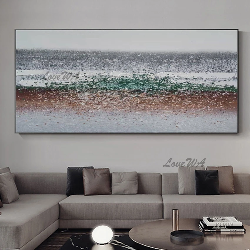 

Handmade Canvas Wall Art Acrylic Textured Abstract Paintings Modern Large Living Room Wall Picture Frameless Home Decor Artwork