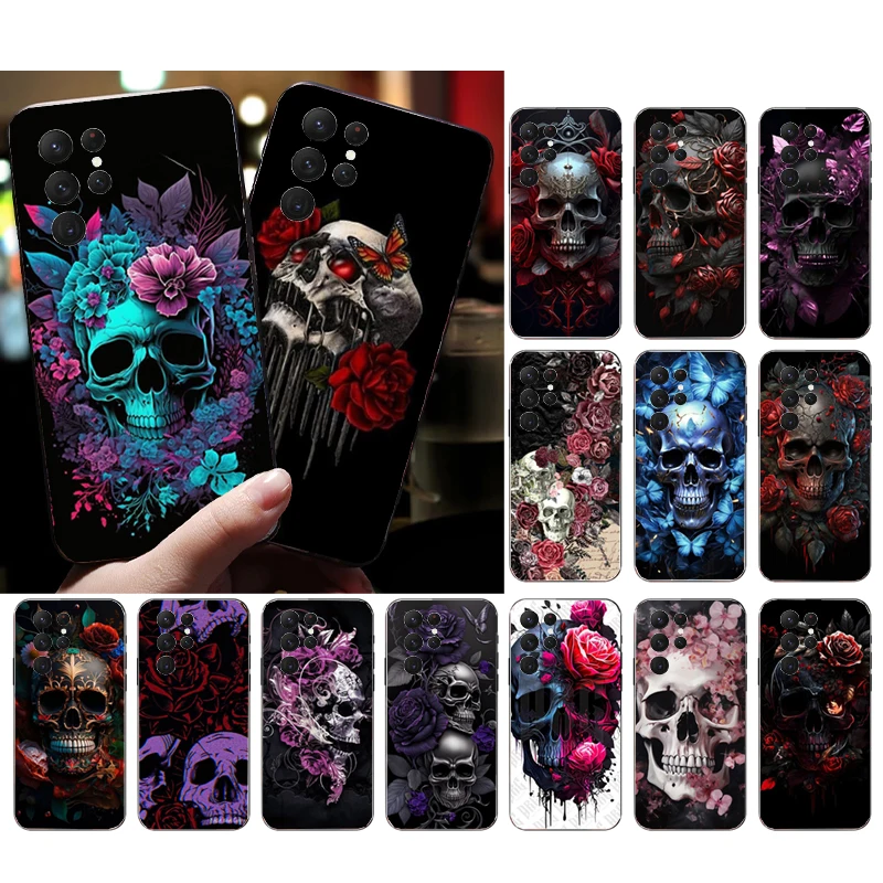 Skull Flower Art Phone Case For Samsung S23 S22 S21 S20 Ultra S20 S22 S21 S10E S21 S20 FE S10 Plus
Skull Flower Art Phone Case For Samsung S23 S22 S21 S20 Ultra S20 S22 S21 S10E S21 S20 FE S10 Plus