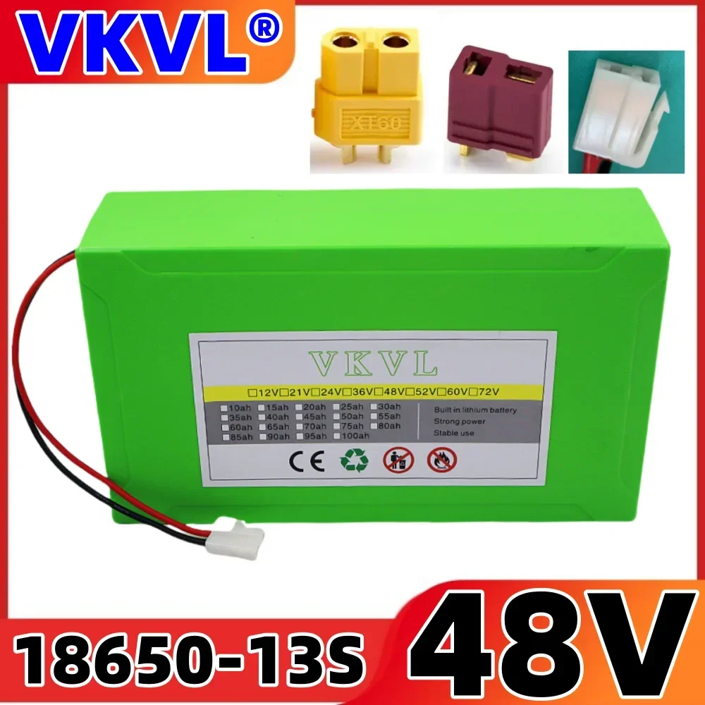 Air fast transportation New Full Capacity Power18650 Lithium Battery48V20-30AH Lithium Battery Pack 13S6P Suitable for 250-2000W
Air fast transportation New Full Capacity Power18650 Lithium Battery48V20-30AH Lithium Battery Pack 13S6P Suitable for 250-2000W