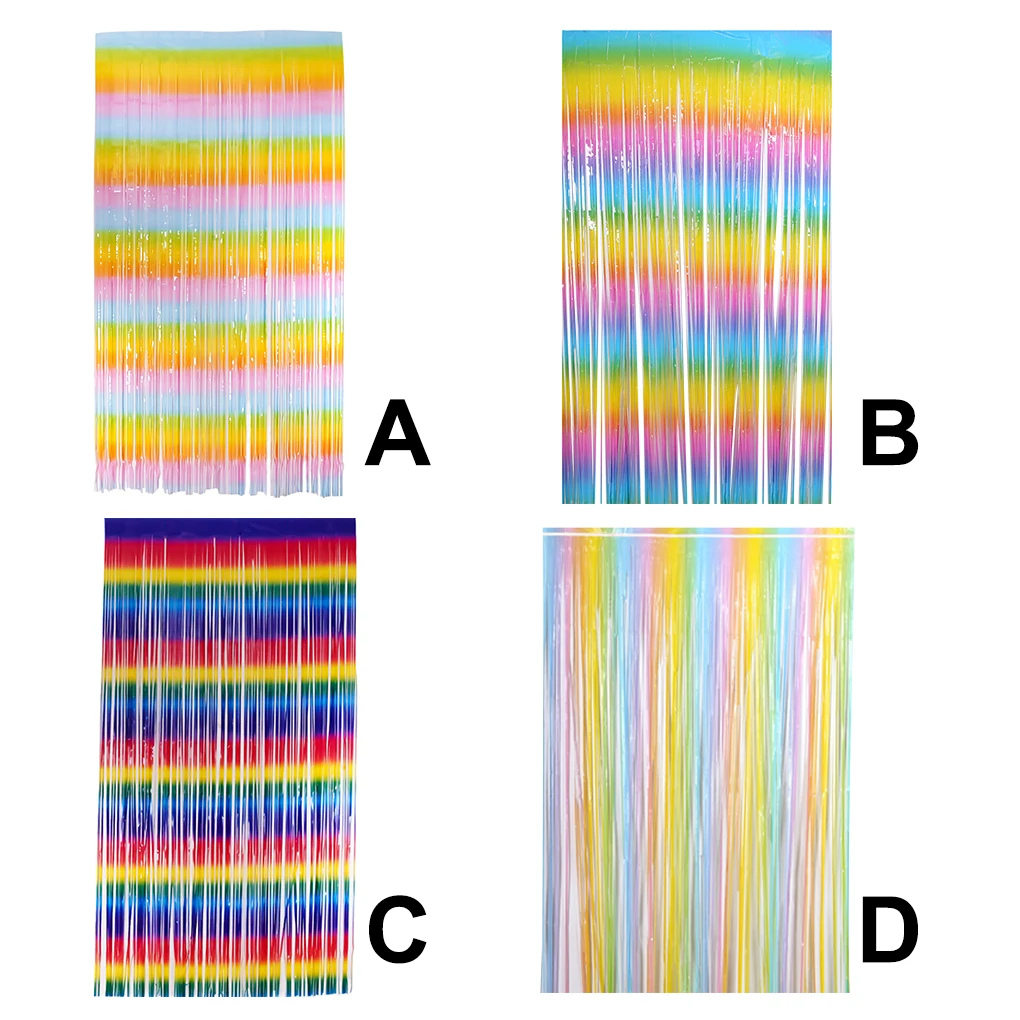 Curtain Decoration DIY Backdrop Hanging Background Tassel Curtain for Wedding Party Gradient Color 
Curtain Decoration DIY Backdrop Hanging Background Tassel Curtain for Wedding Party Gradient Color