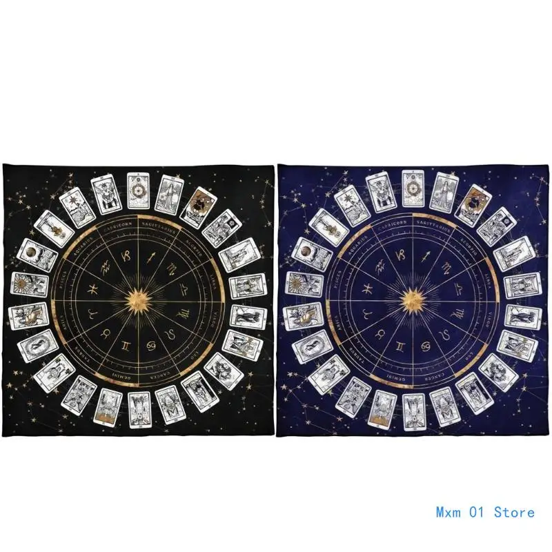 Astrology Tarots Table Altar Cloth Metaphysical Board Game Mat Pendulum Divinations Altar Tablecloth Board Game Drop shipping
Astrology Tarots Table Altar Cloth Metaphysical Board Game Mat Pendulum Divinations Altar Tablecloth Board Game Drop shipping