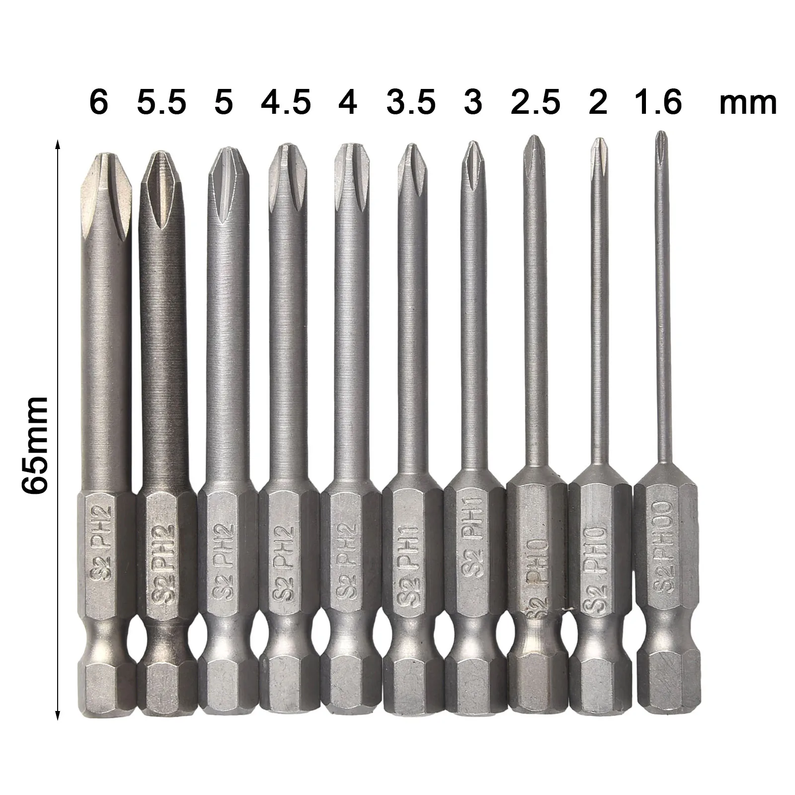 Brand New Screwdriver Bits Screwdriver Bit Electric Hex Magnetic PH0 Screwdriver Bits 1/4inch 10PCS 6.35mm 65mm
Brand New Screwdriver Bits Screwdriver Bit Electric Hex Magnetic PH0 Screwdriver Bits 1/4inch 10PCS 6.35mm 65mm