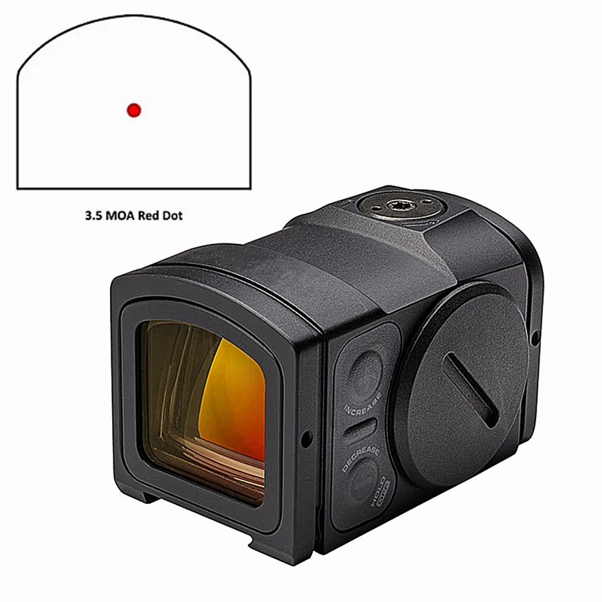 

Tactical P-2 Red Dot Reflex Sight 3.5 MOA Compact Hunting Optics with 1.54 Inch Riser Mounts Fit for Pistol Glock Rifle Scope