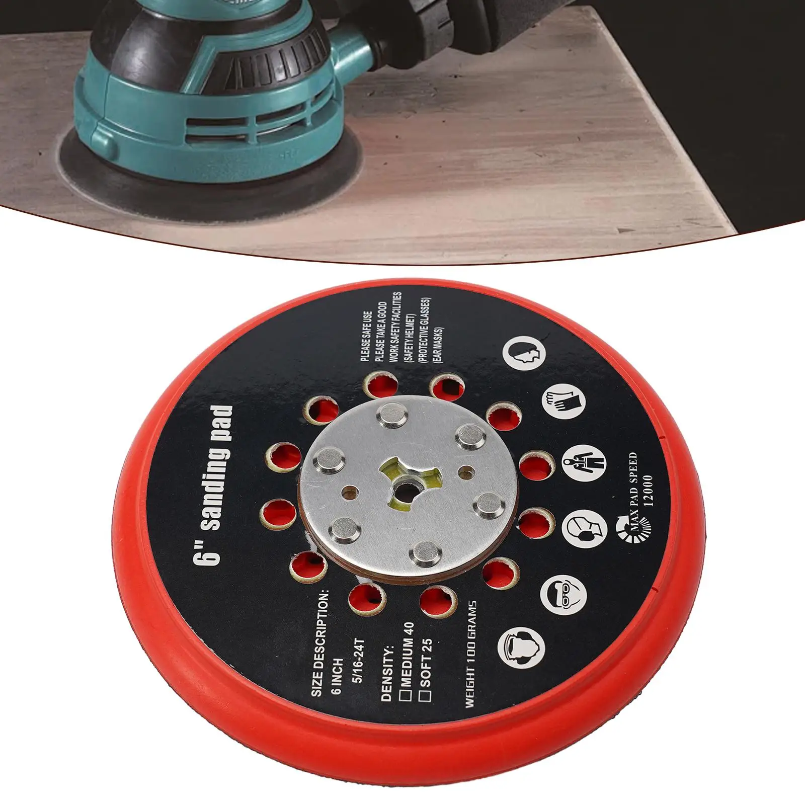 Power Tool Backing Pad Sanding Discs Sanding Tools Abrasive Changes Efficient Fir GET75-6N Sander Hook And Loop
Power Tool Backing Pad Sanding Discs Sanding Tools Abrasive Changes Efficient Fir GET75-6N Sander Hook And Loop