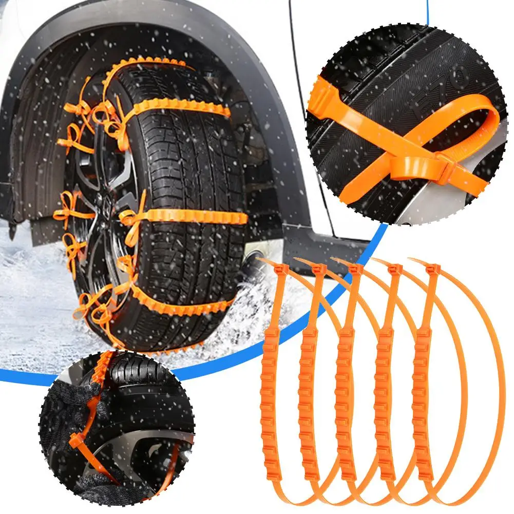 

10/20pcs Anti Skid Snow Chains Car Winter Tire Wheels Tire Anti-skid Outdoor Chain Emergency Winter Auto Snow Accessories J4m4