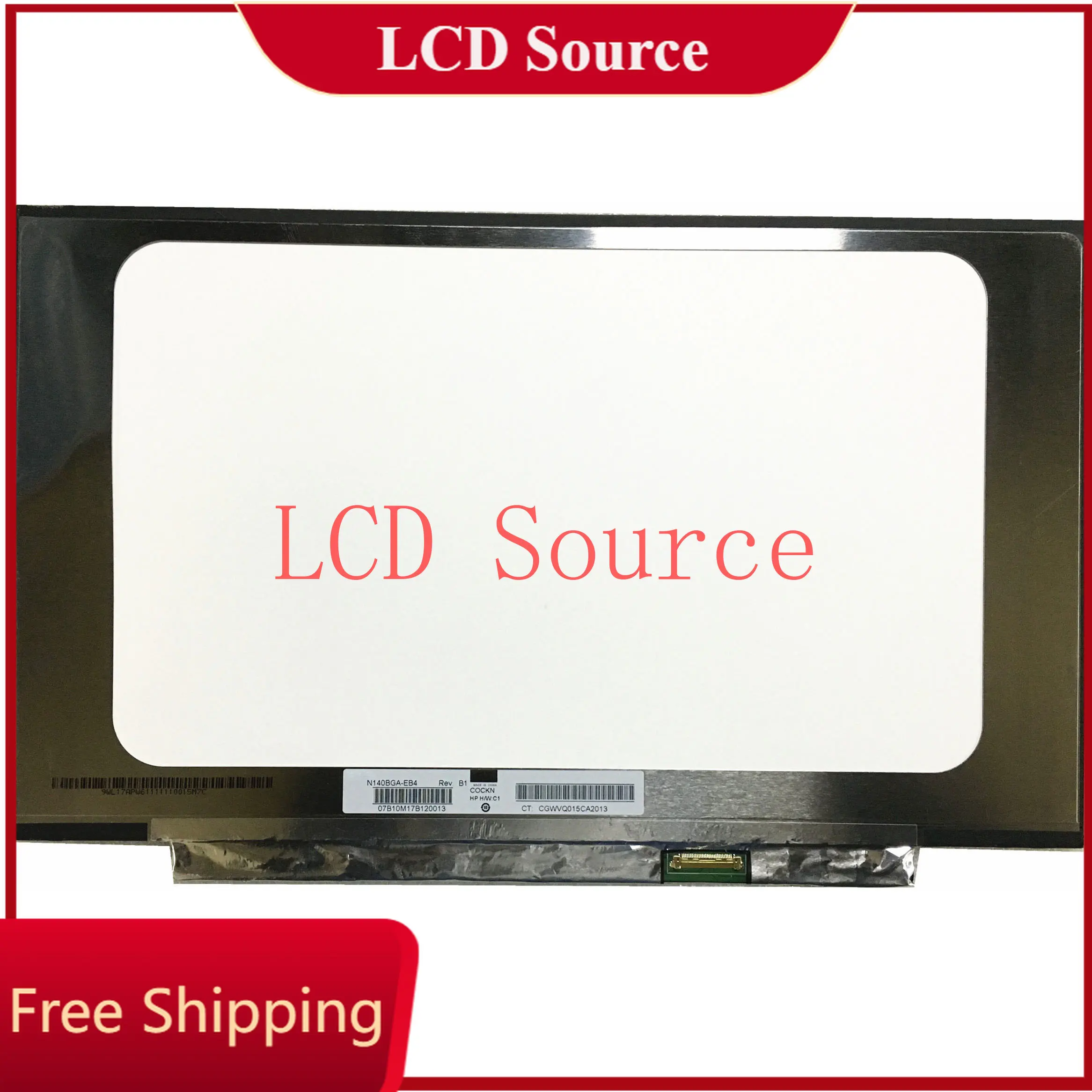 N140BGA-EB4 fit B140XTN07.2 N140BGA-EA4 1366X768 No screw holes EDP 30 pin LCD SCREEN PANEL
N140BGA-EB4 fit B140XTN07.2 N140BGA-EA4 1366X768 No screw holes EDP 30 pin LCD SCREEN PANEL