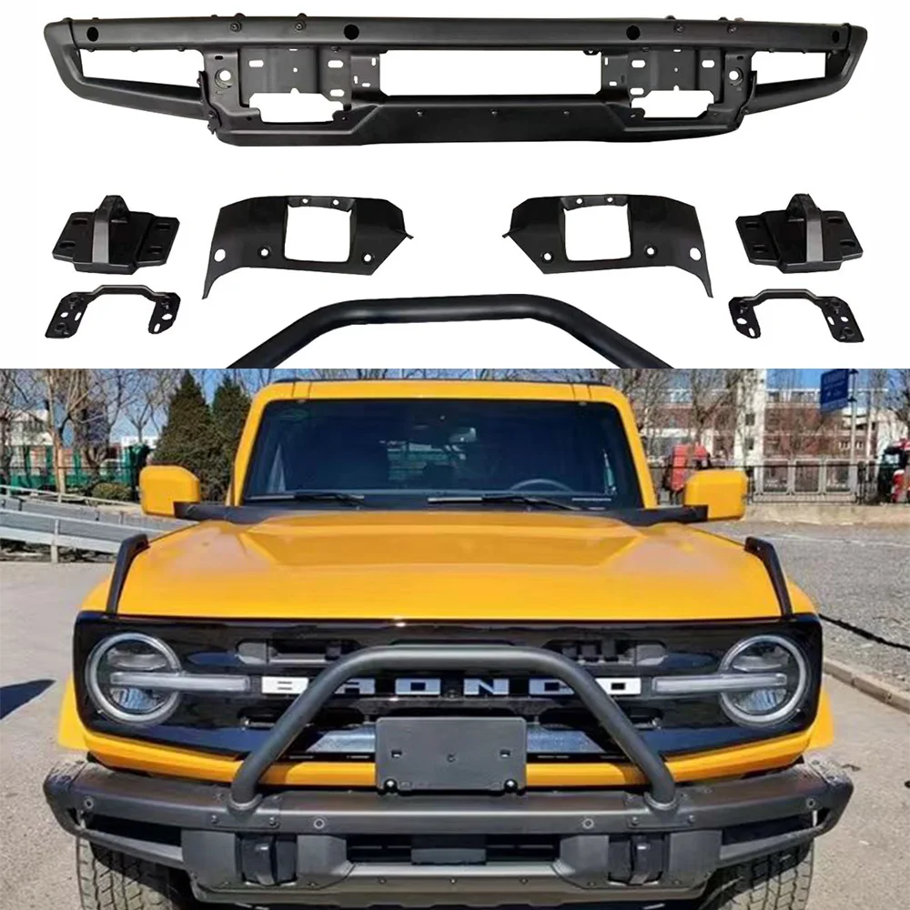 

Car Front Bumpers with Overrider for Ford Bronco 2021 LANTSUN B1003