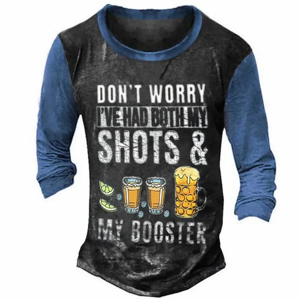 Fashion Men's Pullover Long Sleeve T-shirt 3d Printed Graphic Vintage Beer Long T-Shirt For Men Street O Neck Oversized
Fashion Men's Pullover Long Sleeve T-shirt 3d Printed Graphic Vintage Beer Long T-Shirt For Men Street O Neck Oversized