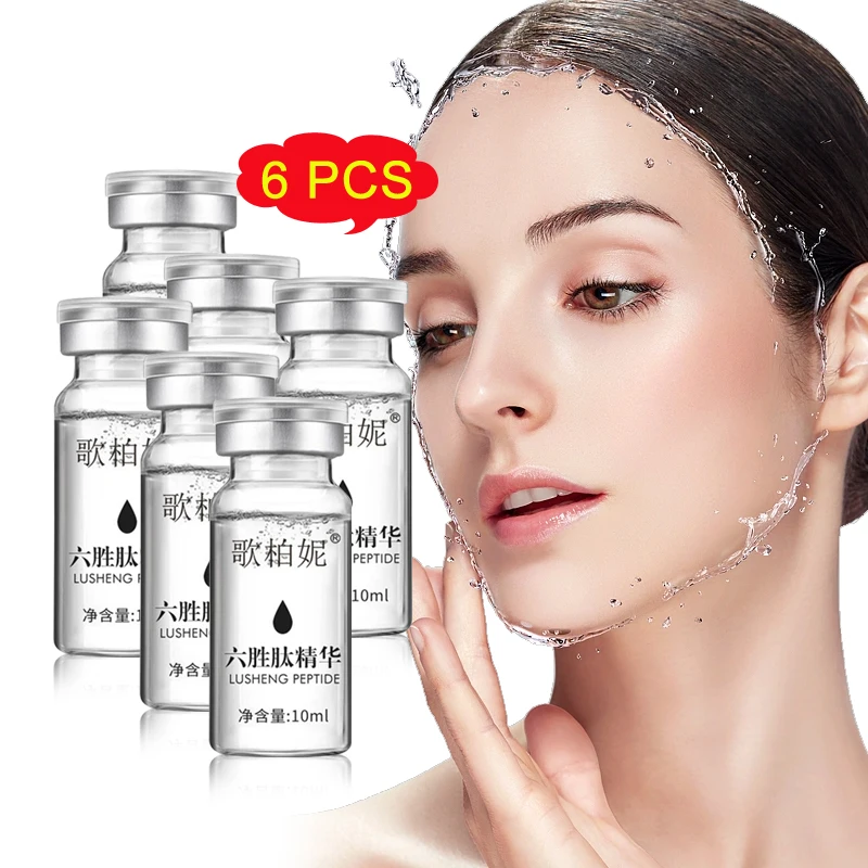 6pcs/Lot Anti Aging Six Peptides Face Serum Pore Shrinking Hyaluronic Acid Liquid Whitening Skin Replenishes Moisture Skin Care
6pcs/Lot Anti Aging Six Peptides Face Serum Pore Shrinking Hyaluronic Acid Liquid Whitening Skin Replenishes Moisture Skin Care