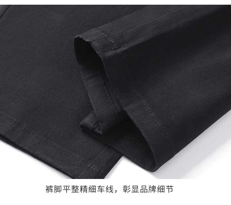 New in Spring Casual Pants Men Straight Fit Cotton Stretch Chino Trouser Male Formal Work Business Dress Khaki Fashion Regular 63 Sa22e9e1a1722479cb7790c4da89a9ba7w