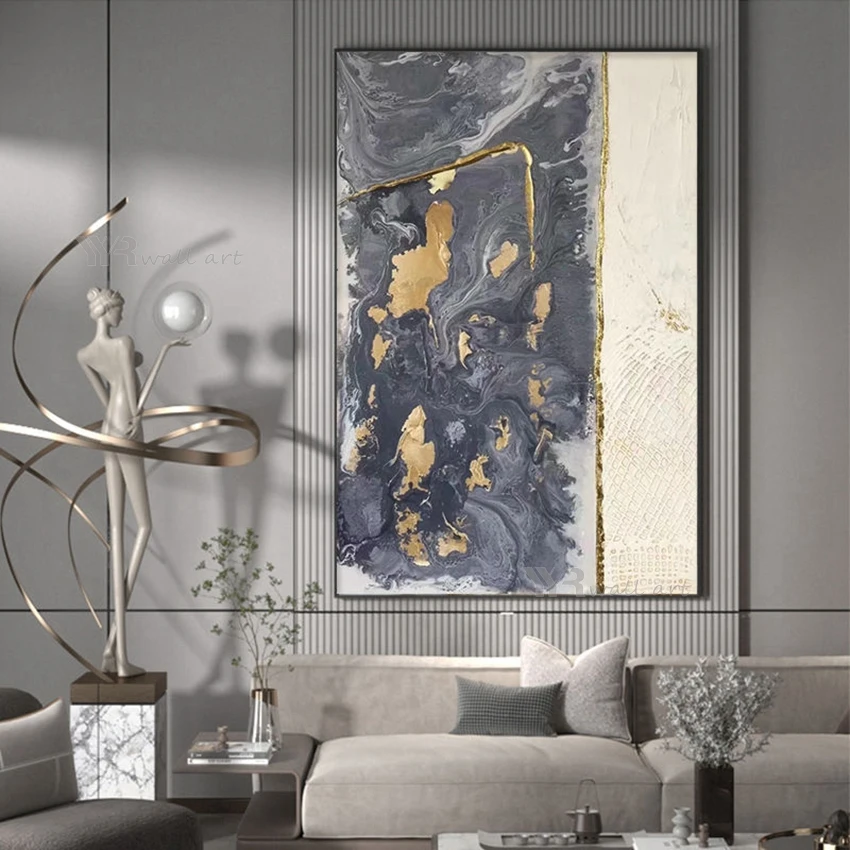 Handmade Oil Painting Canvas Art Poster Abstract Wall Decoration Mural Living Room Bedroom Porch Light Luxury Hanging Picture 
Handmade Oil Painting Canvas Art Poster Abstract Wall Decoration Mural Living Room Bedroom Porch Light Luxury Hanging Picture