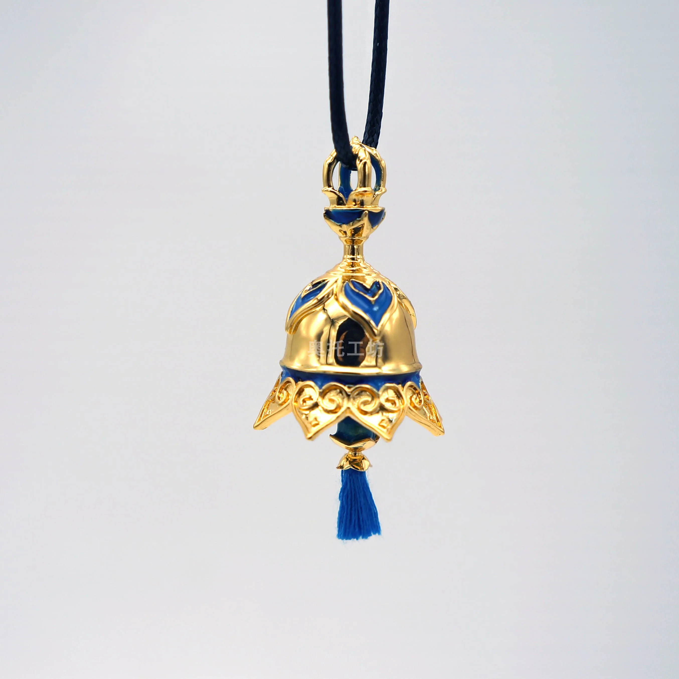 

Game Genshin Impact Cosplay Wanderer Balladeer Tulaytullah's Remembrance Bell Necklace Choker Pendant Props Jewelry Gifts