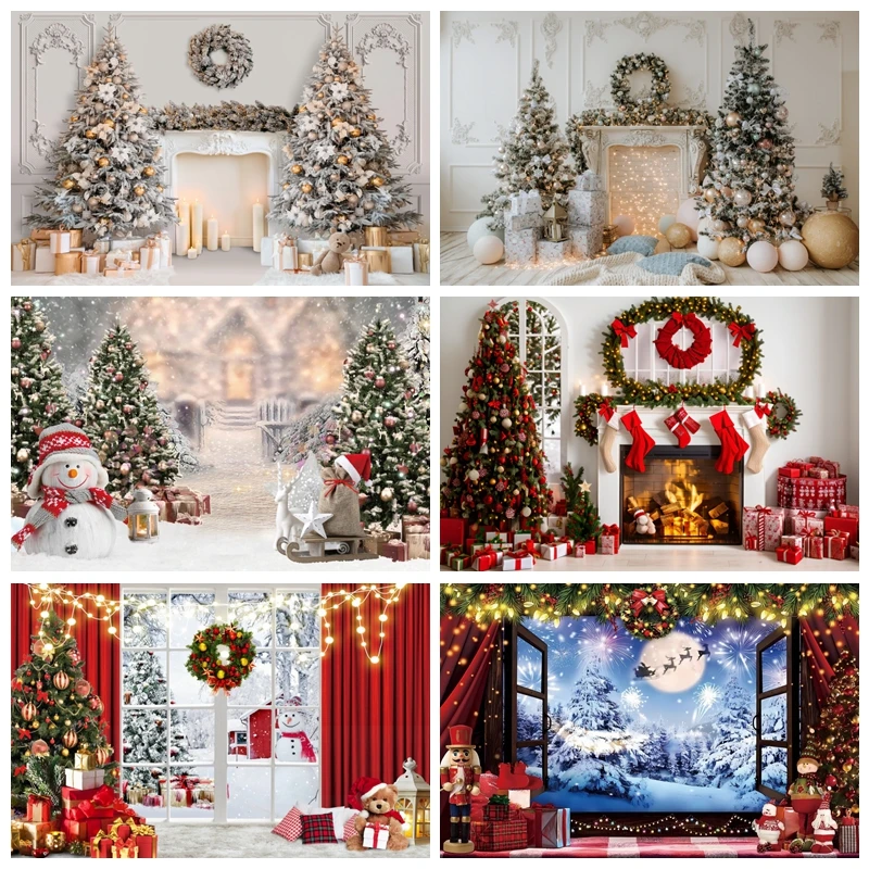 Christmas Fireplace Backdrop Photography Winter Snow Xms Tree Window Gift Room Decor Festival Party Background Photo Studio Prop 
Christmas Fireplace Backdrop Photography Winter Snow Xms Tree Window Gift Room Decor Festival Party Background Photo Studio Prop