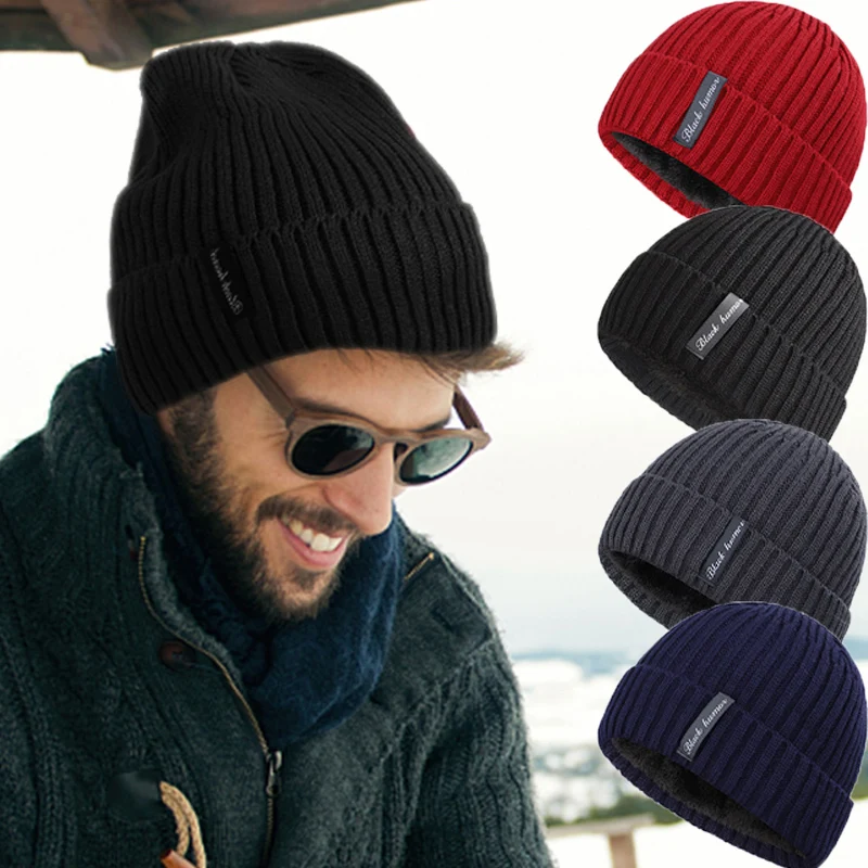 Winter Knitted Hat Skullies Beanies Men Thick Knitted Cap Woman Unisex Breathable Windproof Solid Lining Plus Velvet Casual Hat
Winter Knitted Hat Skullies Beanies Men Thick Knitted Cap Woman Unisex Breathable Windproof Solid Lining Plus Velvet Casual Hat