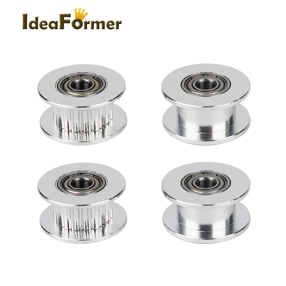 2GT Idler Pulley Bore 4mm Synchronou Idler Pulley 20 Teeth/ No Teeth With Bearing For GT2 Timing Belt Width 6MM 3D Printer Parts
2GT Idler Pulley Bore 4mm Synchronou Idler Pulley 20 Teeth/ No Teeth With Bearing For GT2 Timing Belt Width 6MM 3D Printer Parts