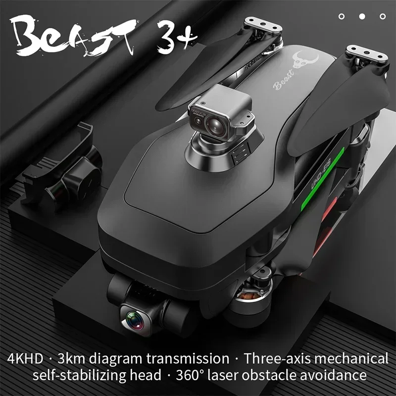 

4K Profesional 3-Axis Gimbal Brushless Quadcopter FPV GPS Dron VS F11s 4K Pro SG906 Max1 5G Wifi 3KM Distance Camera Drone