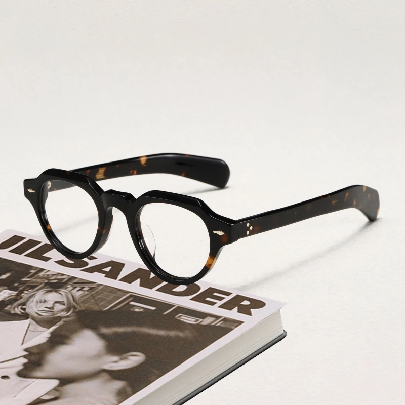 High Quality Jacques Retro Round Glasses Frame for Men Women Vintage Acetate Optical Eyeglasses Luxury Brand 8mm Thick Eyewear
High Quality Jacques Retro Round Glasses Frame for Men Women Vintage Acetate Optical Eyeglasses Luxury Brand 8mm Thick Eyewear