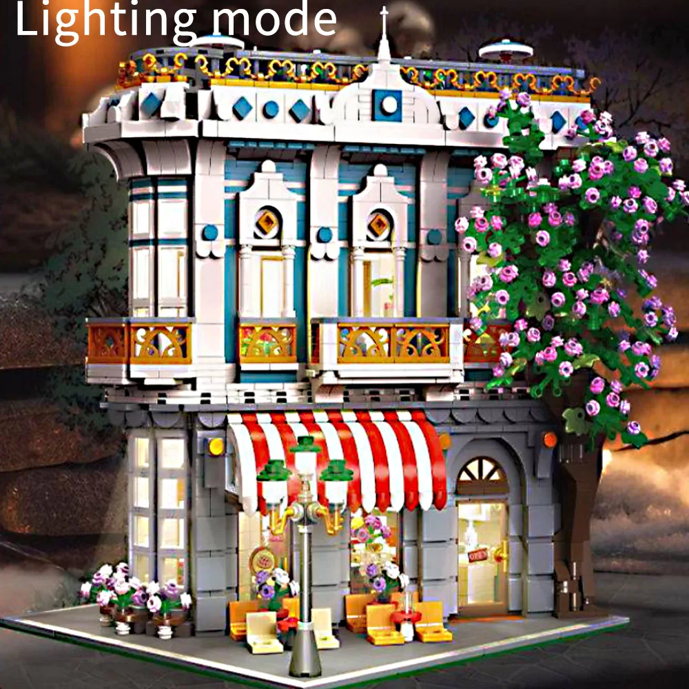 IN stock Creative City Light Sakura Restaurant Building Blocks MOC street view Creative Model Set Bricks Adult Toys IN stock Creative City Light Sakura Restaurant Building Blocks MOC street view Creative Model Set Bricks Adult Toys
