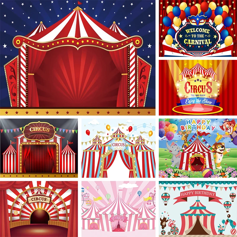 Carnival Circus Backdrop Photography Background Happy Birthday Kids Party Decoration Banner Photo Booth Props Circus Tent Fabric
Carnival Circus Backdrop Photography Background Happy Birthday Kids Party Decoration Banner Photo Booth Props Circus Tent Fabric