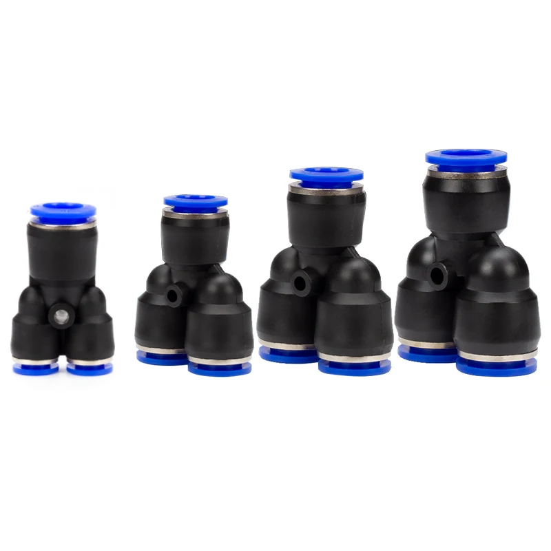50PCS 100PCS/Pack Lots PY PW Pneumatic Fittings Air Fitting Y Type 3-way For 4mm 6mm 8mm 10mm 12mm Tube Quick Push In Connectors
50PCS 100PCS/Pack Lots PY PW Pneumatic Fittings Air Fitting Y Type 3-way For 4mm 6mm 8mm 10mm 12mm Tube Quick Push In Connectors