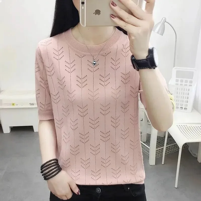 Новинка 2024, женский свитер на весну и лето, базовый пуловер с круглым вырезом, Короткий Джемпер, модная Корейская Удлиненная рубашка
Новинка 2024, женский свитер на весну и лето, базовый пуловер с круглым вырезом, Короткий Джемпер, модная Корейская Удлиненная рубашка