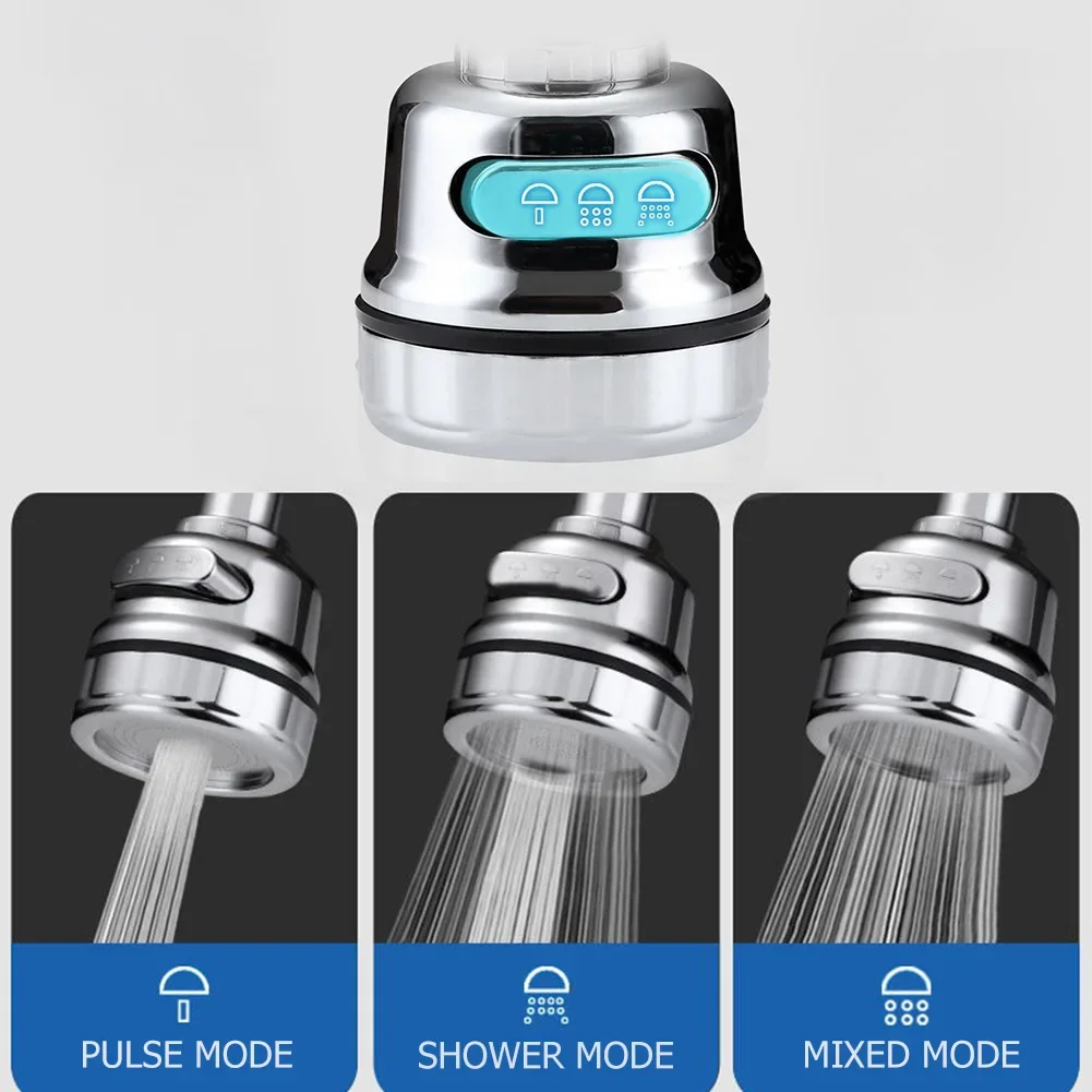 Swivel Faucet Aerator Adjustable 3 Modes Sprayer Filter Diffuser Water Saving Nozzle Faucet Connector Kitchen Tap Adapter Filter
Swivel Faucet Aerator Adjustable 3 Modes Sprayer Filter Diffuser Water Saving Nozzle Faucet Connector Kitchen Tap Adapter Filter