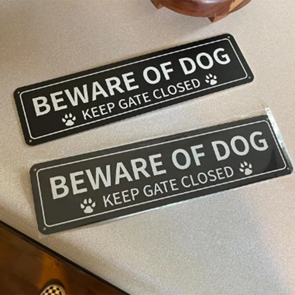 

Надпись «Остерегайтесь собаки» в помещении, прочная алюминиевая надпись «Остерегайтесь собак», знаки для дома и улицы, дизайн с принтом «лапы», защита от ржавчины для забора