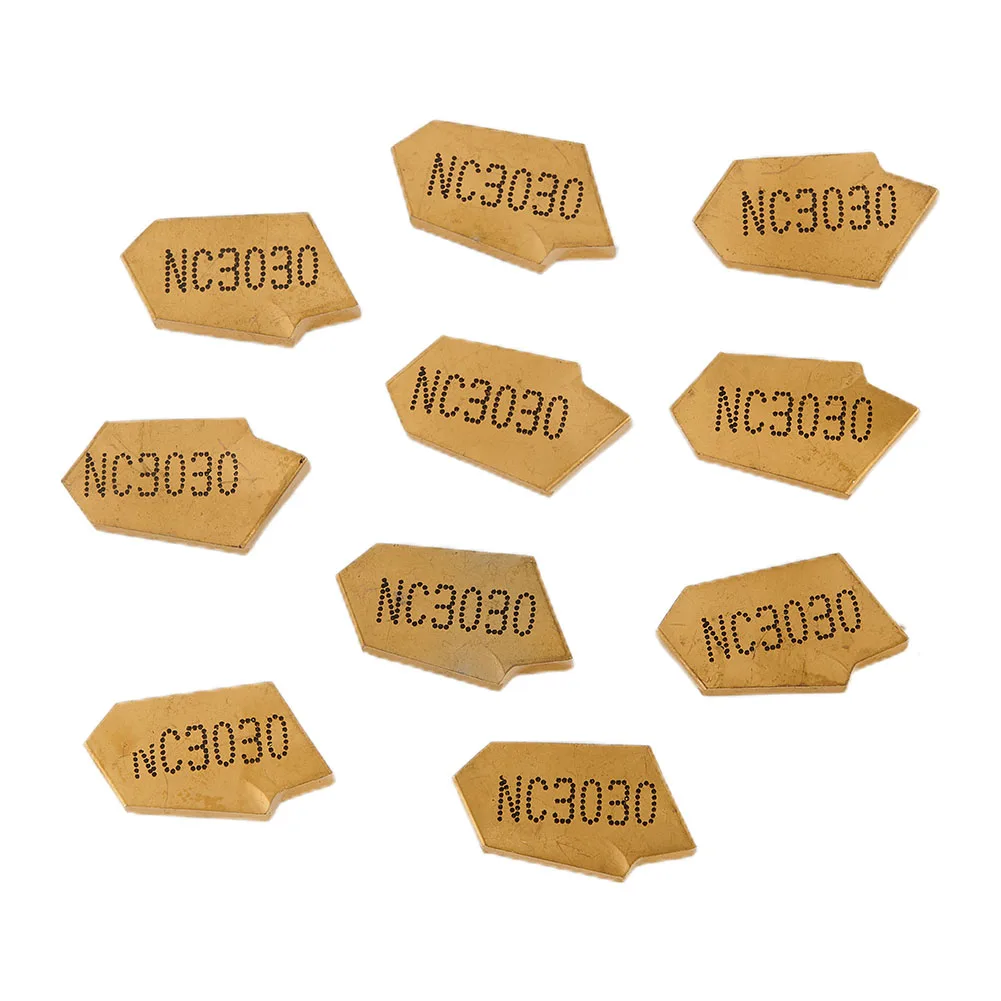 Semi-finishing 10Pcs Steel Insert GTN-3 Gold SP300 NC3020 ZQMX3N11-1E YBC251 Useful Durable Tool Engine Latest
Semi-finishing 10Pcs Steel Insert GTN-3 Gold SP300 NC3020 ZQMX3N11-1E YBC251 Useful Durable Tool Engine Latest