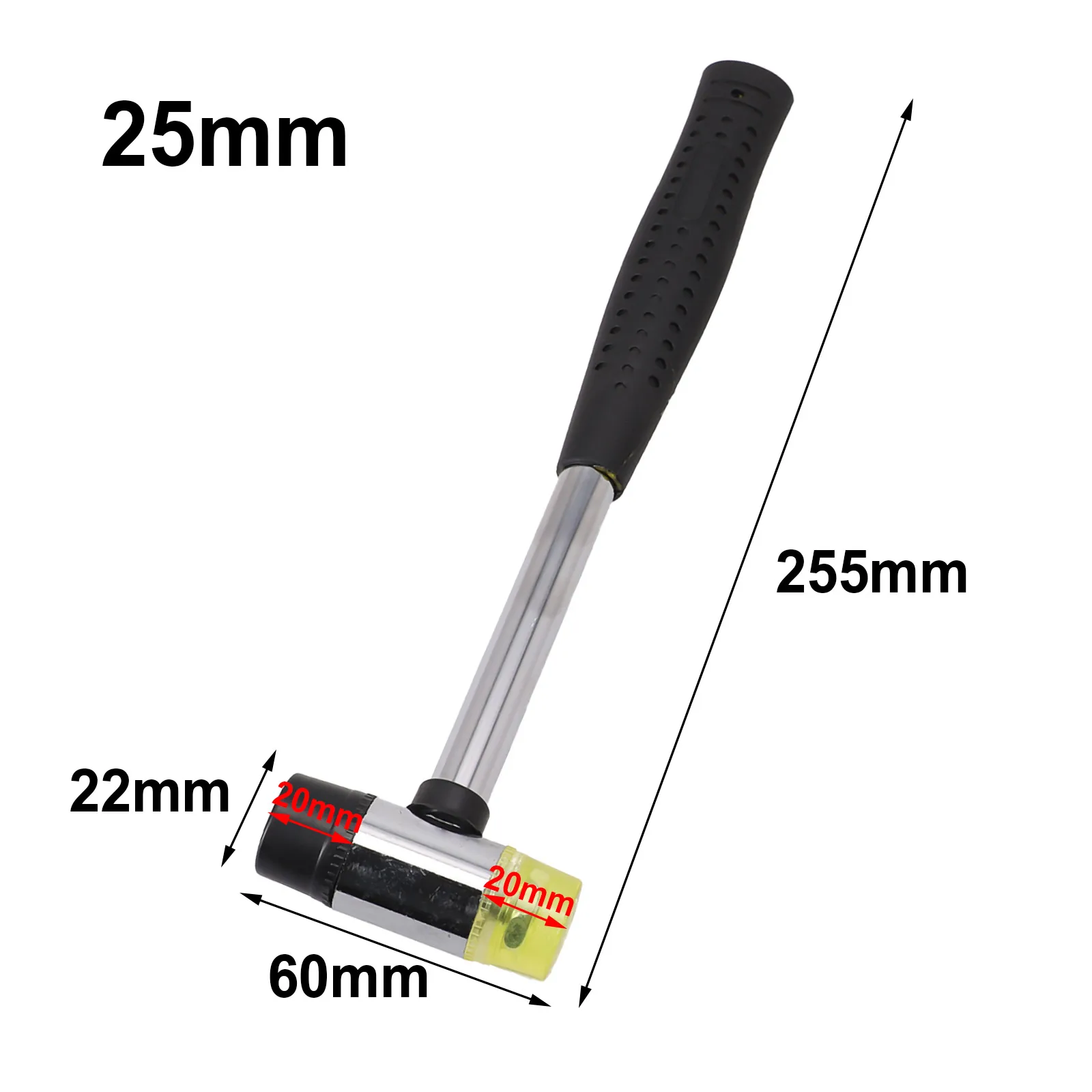 Rubber Hammer 1PCS 255*25mm 25mm Accessories Components Hand Tool Hand Tools Mini Multi-function Repair Workpiece
Rubber Hammer 1PCS 255*25mm 25mm Accessories Components Hand Tool Hand Tools Mini Multi-function Repair Workpiece