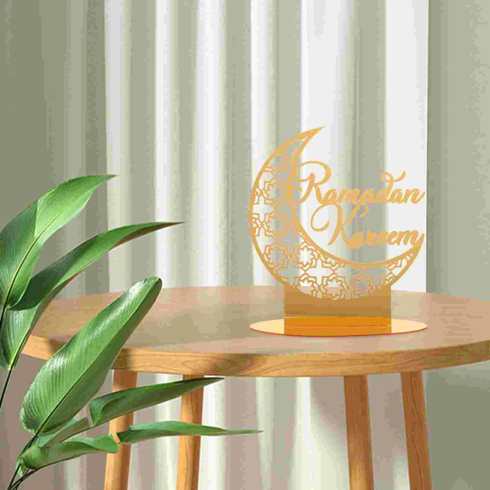 Mirror Eid Mubarak Ornaments Crescent Letter Table Home Decor Islamic Home Decorations for Home
Mirror Eid Mubarak Ornaments Crescent Letter Table Home Decor Islamic Home Decorations for Home