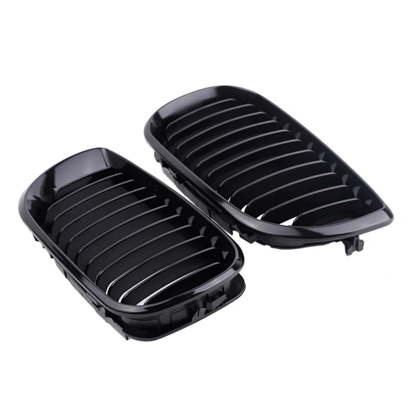 Решетки для переднего бампера автомобиля для BMW 3 серии E46 4 двери 2002-2005, гоночный гриль, редкая кожа, замена