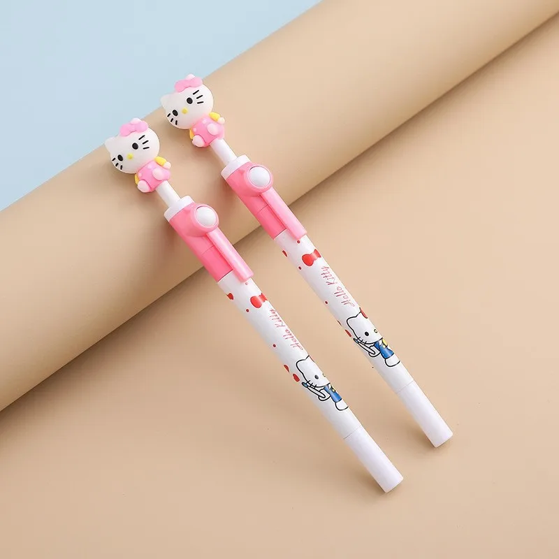 

30 шт/лот Sanrio Creative Rotatable Gel Pen Cute 0.5mm Black Ink нейтральные ручки рекламные школьные принадлежности офиса