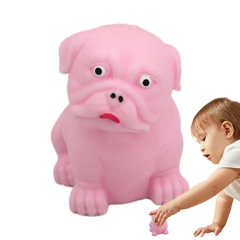 

1pcs Simulation Animal Series Venting Toy Fashion Funny Squeezing Toys Cute Shar Pei Prop Toy