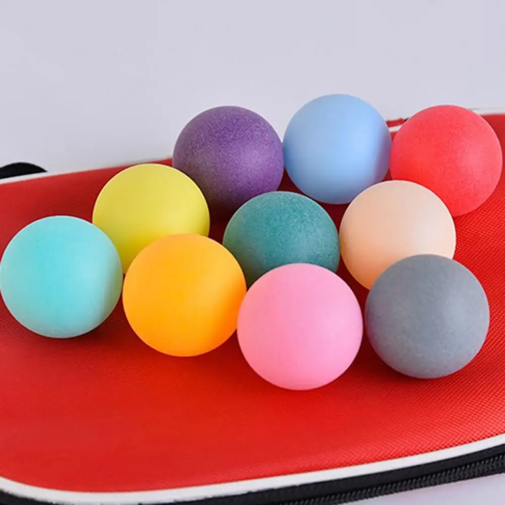 

Table Tennis Balls 150pcs Colorful Non-professional Ping-pong Balls Elastic Impact Resistant Frosted Surface for Table Tennis