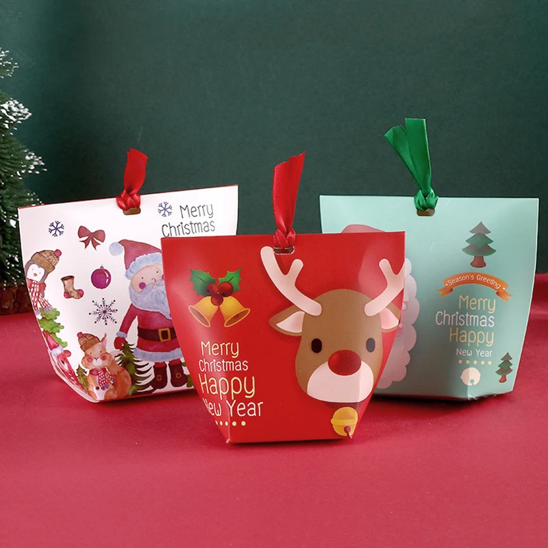 Christmas Paper Gifts Box Candy Chocolates Cookies Santa Claus Elk Xmas Tree Wrapping Packaging Decorate Festival Party Supplies
Christmas Paper Gifts Box Candy Chocolates Cookies Santa Claus Elk Xmas Tree Wrapping Packaging Decorate Festival Party Supplies