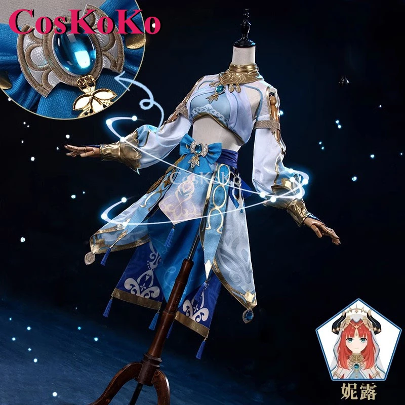 CosKoKo Nilou Cosplay Anime Game Genshin Impact Costume Elegant Sweet Uniform Women Halloween Party Role Play Clothing S-XXL New
CosKoKo Nilou Cosplay Anime Game Genshin Impact Costume Elegant Sweet Uniform Women Halloween Party Role Play Clothing S-XXL New