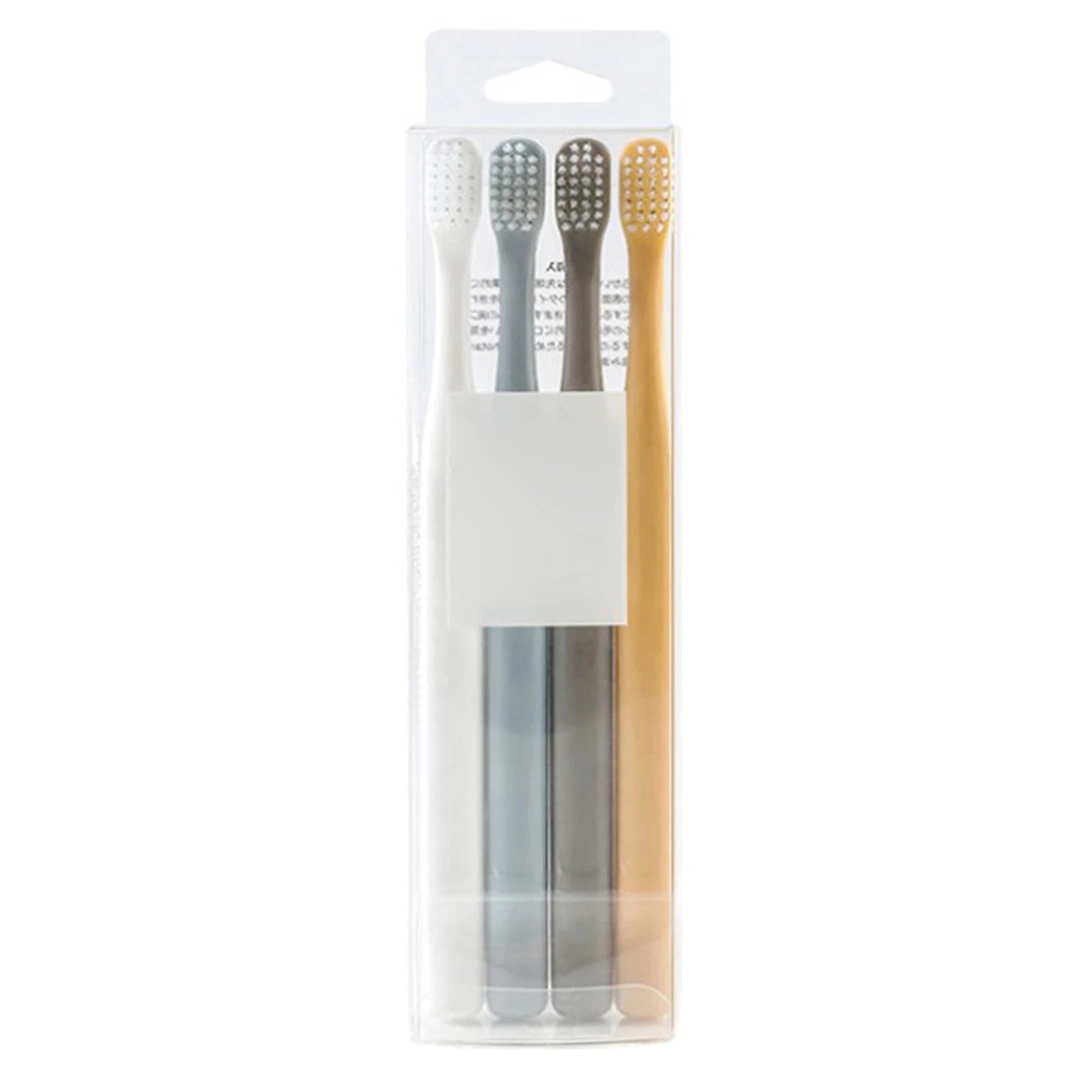 Soft Toothbrush Set for Adults 4 Pieces PP Toothbrush with Small Size Head for Normal & Sensitive Teeth
Soft Toothbrush Set for Adults 4 Pieces PP Toothbrush with Small Size Head for Normal & Sensitive Teeth