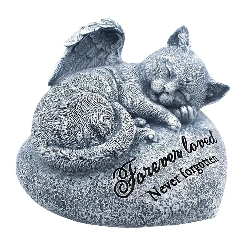 Cat Memorial Stones Cat Memorials & Funerary Pet Memorial Stones Grave Markers Sleeping Cat Angel Stones For Honor Furry Friend
Cat Memorial Stones Cat Memorials & Funerary Pet Memorial Stones Grave Markers Sleeping Cat Angel Stones For Honor Furry Friend