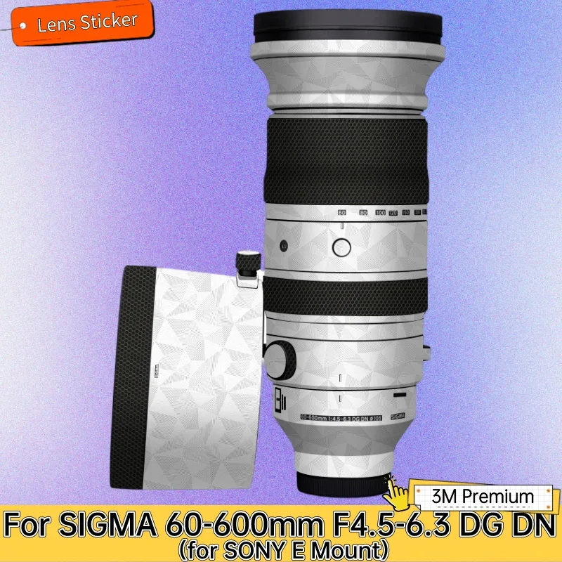 

For SIGMA 60-600mm F4.5-6.3 DG DN OS for SONY E Mount Lens Sticker Protective Skin Decal Film Anti-Scratch Protector Coat