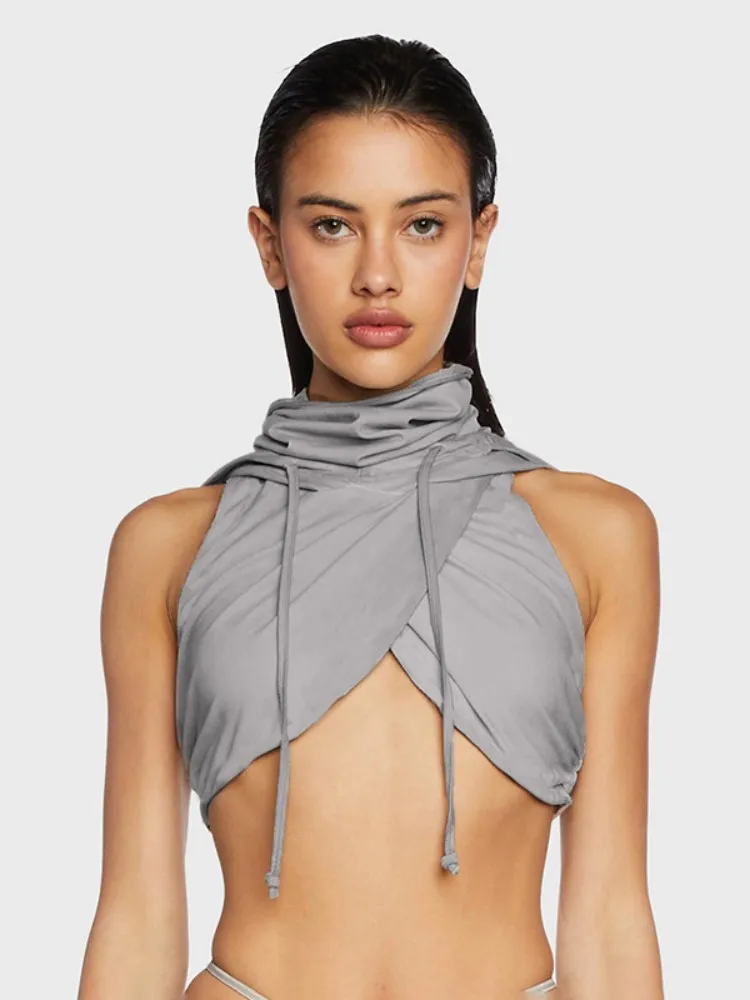 Hooded Sleeveless Crop Top Women Aesthetic Clothes Drawstring Y2k Accessories Mini Feminist Shirt Sexy Ropa De Mujer Streetwear
Hooded Sleeveless Crop Top Women Aesthetic Clothes Drawstring Y2k Accessories Mini Feminist Shirt Sexy Ropa De Mujer Streetwear