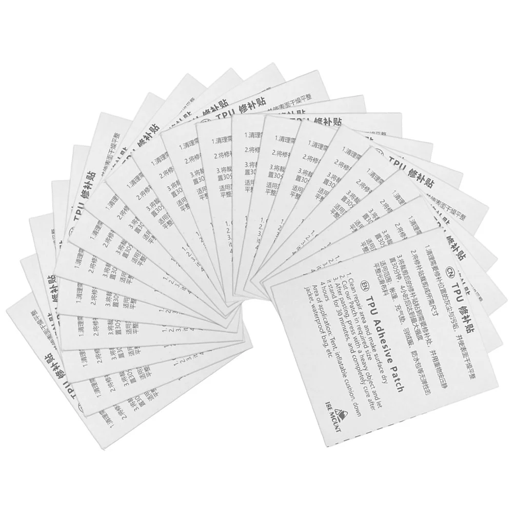 20 Pcs Outdoor Tent Swimming Ring Repair Subsidy Sturdy Patch for Holes Mattress Mend
20 Pcs Outdoor Tent Swimming Ring Repair Subsidy Sturdy Patch for Holes Mattress Mend
