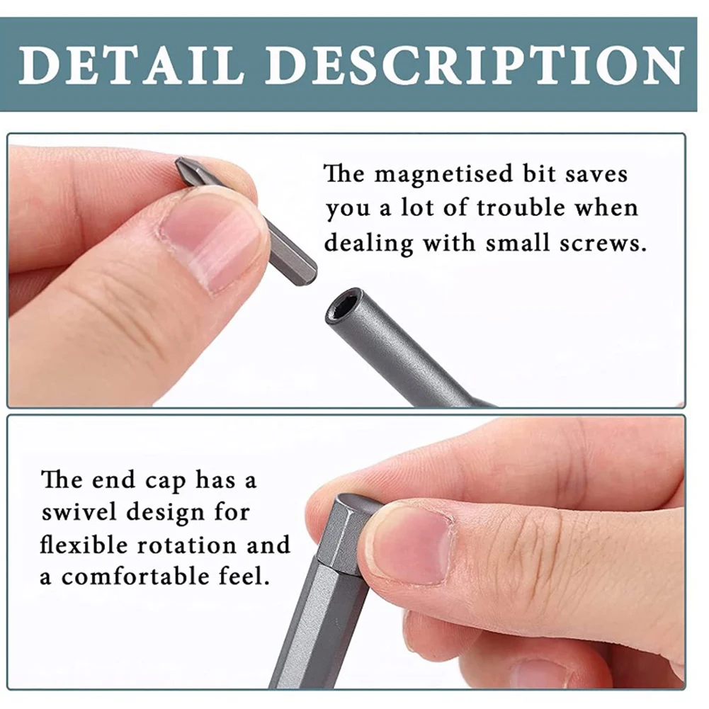 Repair Screwdriver Bits 25 In 1 Chrome Vanadium Steel Dark Gray H1.5/H2.0/H2.5 Hand Tool SL1.5/SL2.0/SL2.5/SL3.0
Repair Screwdriver Bits 25 In 1 Chrome Vanadium Steel Dark Gray H1.5/H2.0/H2.5 Hand Tool SL1.5/SL2.0/SL2.5/SL3.0